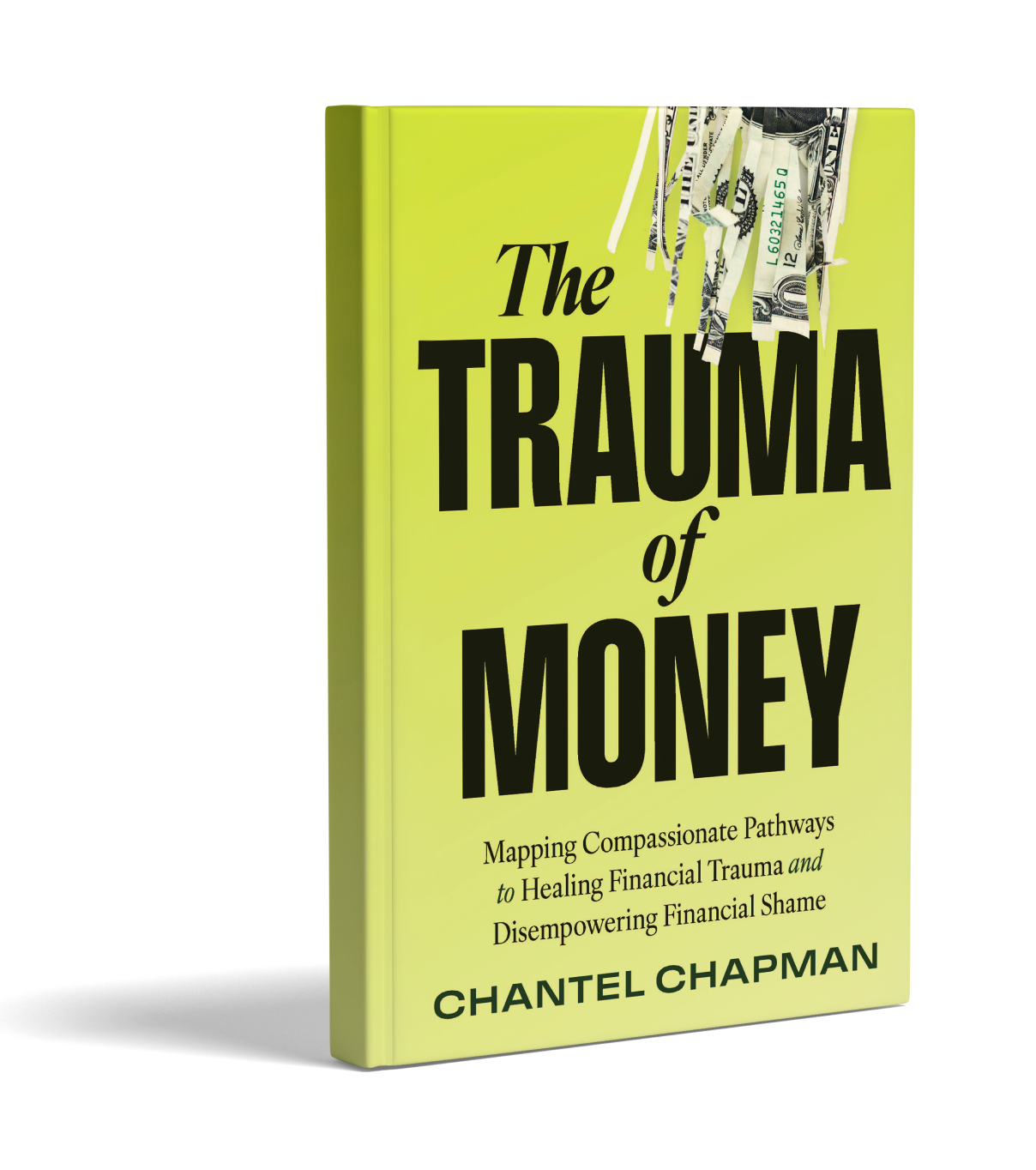 The Trauma of Money book cover by Chantel Chapman